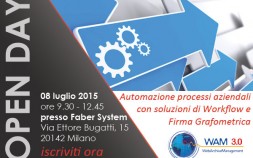 OPEN DAY: AUTOMATIZZARE I PROCESSI AZIENDALI CON SOLUZIONI DI WORKFLOW E FIRMA GRAFOMETRICA.