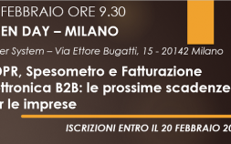 GDPR, SPESOMETRO E FATTURAZIONE ELETTRONICA B2B: LE PROSSIME SCADENZE PER LE IMPRESE