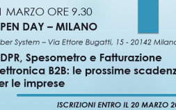 GDPR, SPESOMETRO E FATTURAZIONE ELETTRONICA B2B: LE PROSSIME SCADENZE PER LE IMPRESE