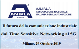 Il futuro della comunicazione industriale dal Time Sensitive Networking al 5G