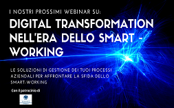 LA DIGITAL TRANSFORMATION NELL'ERA DELLO SMART-WORKING