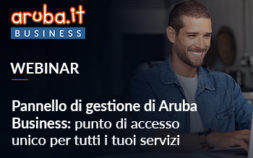 Webinar gratuito "Pannello di gestione di Aruba Business"