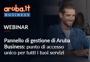 Webinar Pannello di gestione Aruba Business