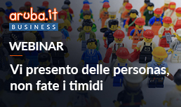 Webinar gratuito "Vi presento delle Personas, non fate i timidi"