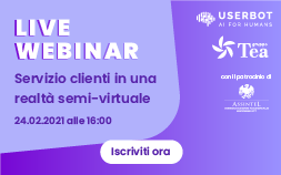 Servizio clienti in una realtà semi-virtuale