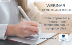 Webinar 22 luglio: Come approvare e firmare i tuoi documenti con un semplice click