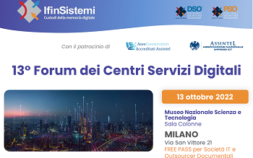 XIII° FORUM DEI CENTRI SERVIZI DIGITALI